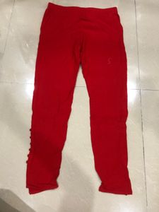 Red Casual Pants