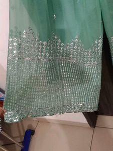 Elegant Green Saree