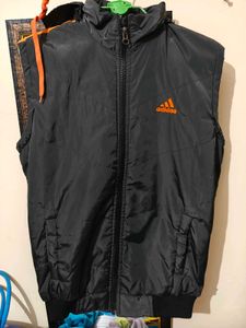 Adidas Black &amp; Orange Hoodie