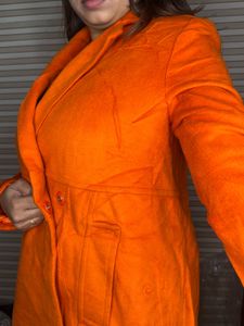 Vibrant Orange Blazer