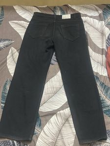 ZARA Black Wide Leg Jeans