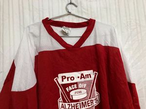 Athletic Knit Red Long Sleeve Jersey