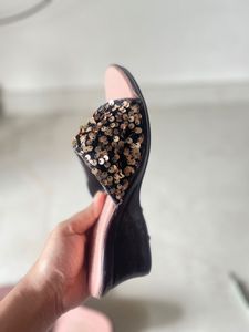 Sequins Heel Sandel