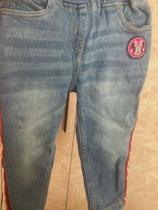 Babyhug Denim Pants - 12-18M Babygirl