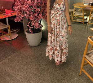 Floral Ruched Dress
