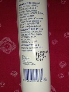 Re'equil Oil Free Moisturising Gel