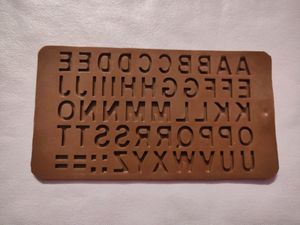 Alphabet Chocolate Mould