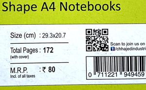 Spiral Binding A4 Size Notebook