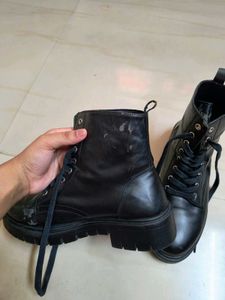 Adorly Lace Up Ankle Length Boots