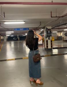 SALE❗️Denim Slit Skirt