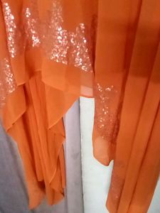 Orange Embellished Top