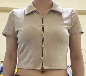 H&M Cropped Shirt