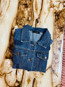 Patched Denim Jacket
