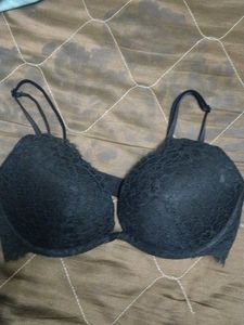 Black Lace Bra