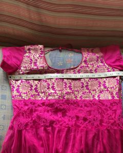 Women Flair Dress Rose