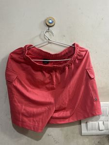 Coral Cargo Shorts