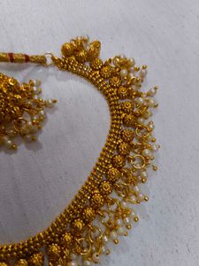 Women Gold Plated Ethnic Jwellery Set