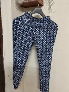 Patterned Leggings/ Lower With Pocket