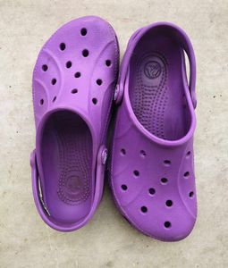 Purple Crocs