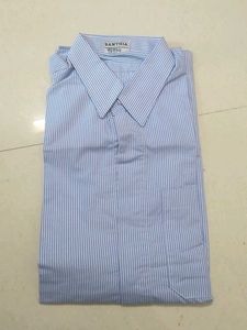 Blue Half Sleeves Shirt