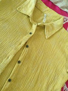 butter Yellow Shirt