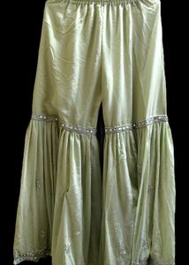 Stone Work Shararah Set Lsize With Shawl