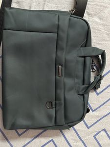 Bata Laptop Bag - In Olive Green Color