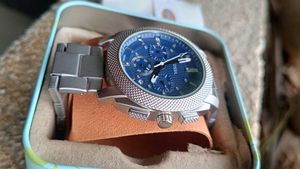 Premium Fossil Chronograph Watch – Blue Dial