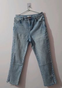 Light Blue Straight Fit Jeans