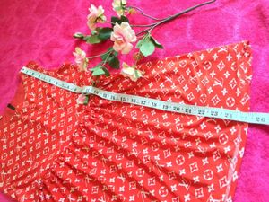 Red Patterned Dress