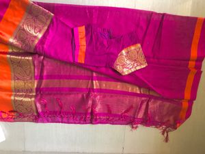 Saree Like New With Blouse