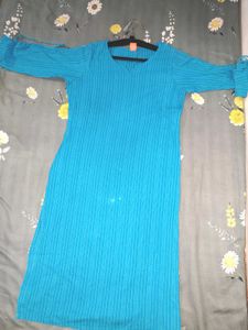 Blue Striped Kurta