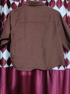 Brown And Green Top