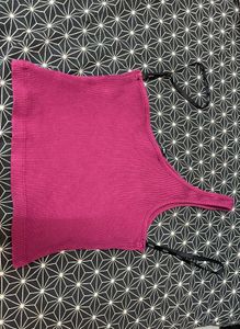 Magenta Ribbed Tank Top