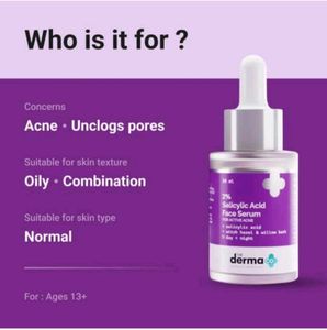 2% Salicylic Acid Serum The Derma CO