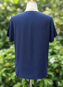 Elegant Navy Blue Top