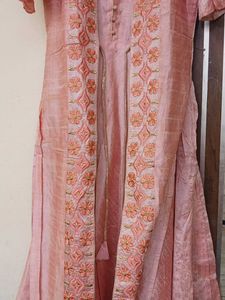 Peach Designer  Kurta