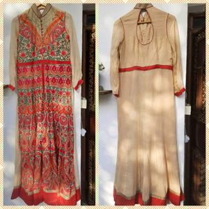 Multicolour Full Embroidery Suit