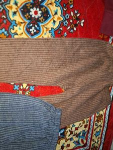 price drop 🔻3 woollen Striped Pants on sale