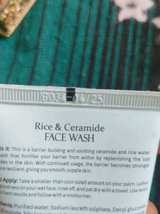Glamveda Rice &amp; Ceramide Face Wash