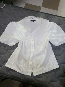 White Puff Sleeve Blouse