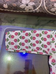 Floral Print Dress Material beautiful flower short