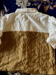 Lace-Up Corset Style Puff Sleeve Top