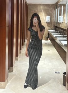 SAVANA polka dot ruffle coord set