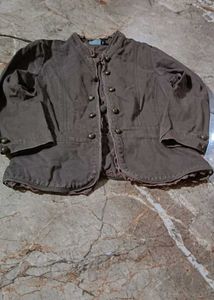 Vintage Button-Front Jacket
