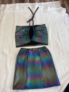 Iridescent Two-Piece Set