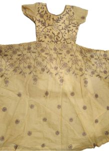 Yellow Color  Beautiful Gown