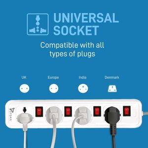 SYSKA Extension Boards with Individual Switches