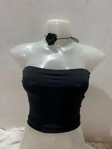 Rose Choker Tube Top ❤️😭