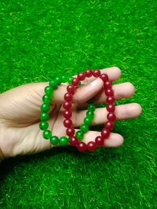 Glass Beads Bracelet (Pack Of 2) 💖